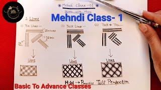 Basic Mehndi Class️ || Basic Mehndi Introduction Class By Henna with Manu.