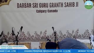 Darbar Sri Guru Granth Sahib Ji Calgary Sept. 15, 2024