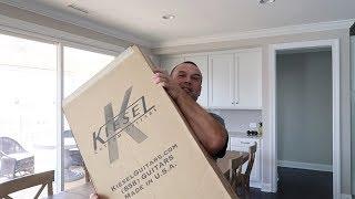 Unboxing Custom Kiesel Guitar CS6 Instrument Carvin | PaulAndShannonsLife