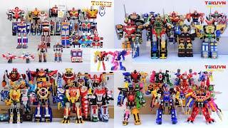 All 45 Main Gattai Super Sentai Robo! スーパー戦隊ロボ 1975 - 2021! (Popy, SOC, DX Chogokin, DX)