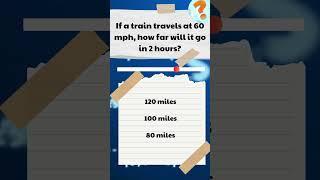 Journey Jolt: Speed and Distance Challenge! 