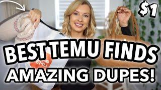 HUGE TEMU HAUL | CLOTHING, SHOES, ACCESSORIES & MORE *AMAZING DUPES!*