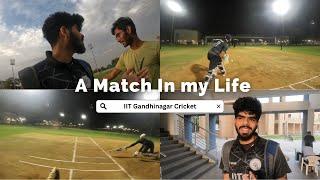 Cricket match or open nets? || IIT Gandhinagar CCL League Match