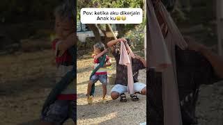 Di kerjain anak ku #yutubeshorts