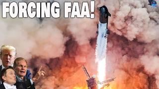 Finally! US Congress, NASA are FORCING FAA to Approve Starship Launch...