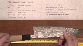 Kamo R2 Gyuto 210 Quick Look