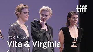 VITA & VIRGINIA Cast and Crew Q&A | TIFF 2018