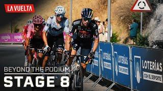 Primoz Roglic closes in on Ben O’Connor’s Vuelta lead in Stage 8 | Beyond the Podium | NBC Sports