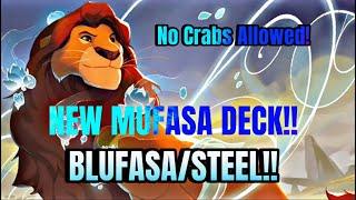 NEW LORCANA SAPPHIRE/STEEL DECK! BLUFASA! #disney #disneylorcanatcg #lorcana #disneylorcana #tcg