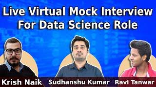 Live Virtual Mock Interview For Data Science Role