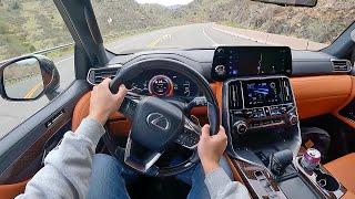 $130,000 Lexus LX600 Ultra Luxury POV review - STATELY TANK!