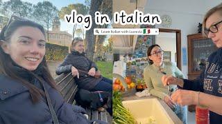 Italian vlog: l’ultimo libro che ho letto, facciamo le puntarelle, passeggiata in centro (Subtitles)