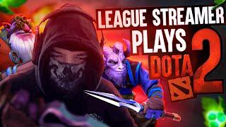 LEAGUE STREAMER PLAYS DOTA 2 (gone epic)