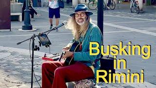 Busking in Rimini - ‘Shoot You Mama’ (new song)