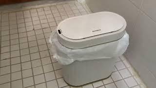 ELPHECO Bathroom Trash Can Review, Modern Waste Bin   Fits Anywhere