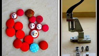 How to make Fabric Buttons easily - A COMPLETE TUTORIAL