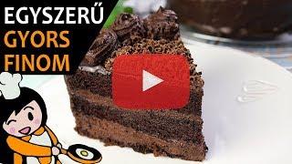 Csokoládétorta (Csokitorta) - Recept Videók