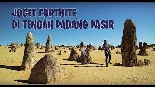 Fortnite dancing di padang pasir Australia