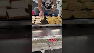 Breakfast sandwich Streetfood in Korea