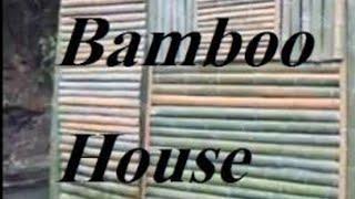 A Chinese Girl is making amazing Bamboo House 