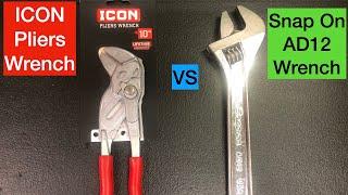 Icon Pliers Wrench Good or Junk Knipex knockoff?  vs Snap On AD12 Adjustable Wrench