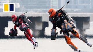 World’s first jetpack race in Dubai