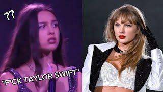 Olivia Rodrigo REACTS to Taylor Swift on stage