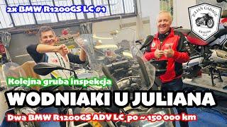 Wodniaki u Juliana. Inspekcja: 2x R1200GSA LC po ~150 tys km w Julian Garage Kraków