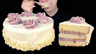 ASMR Big Wild Berry Mousse Cake Mukbang [Soft Eating Sounds / No Talking]