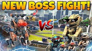  1vs6 TYPHON VS DESTRIERS BOSS FIGHT SKIRMISH CONCEPT || WAR ROBOTS ||