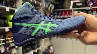 Борцовки Asics Matflex 6 сине зеленые