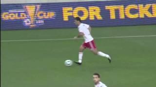 Thierry Henry scores from a Rafa Marquez pass