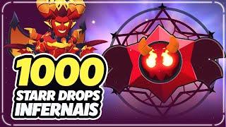 ABRI 1000 DROPS DEMONÍACOS no BRAWL STARS! SÃO MELHORES QUE OS ANGELICAIS?