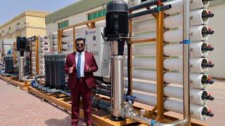 Industrial Reverse Osmosis System 1000 m3/d x 2 for Brackish Water Desalination | Dubai | Al Kafaah