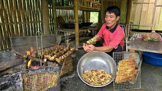 How To Make Grilled Pork Skewers Goes to market sell - Solo Survival