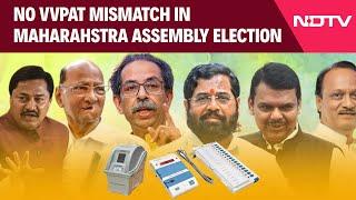 Maharashtra News | "No EVM-VVPAT Mismatch": Election Body Amid Opposition's Maharashtra Claims