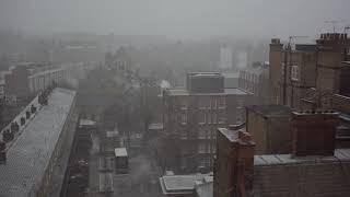 Heavy snowfall in London 1 (27/2/2018)