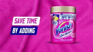 Vanish Gold Oxi Action Laundry Stain Remover Powder For Colours | Works In Just 30 Minutes