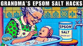 Grandma's 40 Epsom Salt Hacks that will BLOW YOUR MIND & MAKE LIFE EASIER!!!