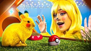 Pokémon in Real Life! We Build a Tiny House for Pikachu!