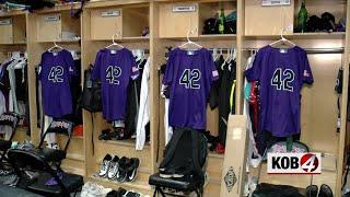 Albuquerque Isotopes honors Jackie Robinson during home game