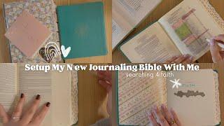 Setup My New Journaling Bible With Me