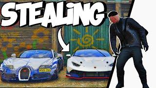 Stealing 2 "SUPERCARS" From Cartel in GTA 5 RP