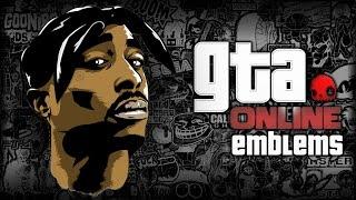 GTA - 2PAC - Custom Crew Emblem Time Lapse ( Rockstar Social Club ) Screetch2009