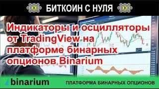 Индикаторы в Tading View на платформе бинарных опционов Binarium. Настройка и применение. Обзор.