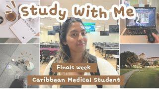 Study With Me: Final Exam Week Vlog | Productivity & Motivation | Caribbean Medical Student | DITL