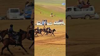 سید حسین پهلوان اولین امتیاز در ثانیه های نخست بازی به نفع تیم آمو || #buzkashi #shorts #video #fun