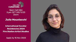 Open Call Q&A with Fire Station Artists’ Studios: International Curator Residency Programme 2024