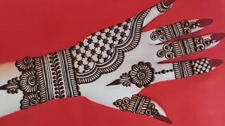 Simple mehndi design|| very easy mehndi design||Raveena's mehndi