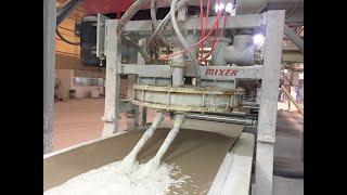 gypsum board mixer, forming machine, scoring machine